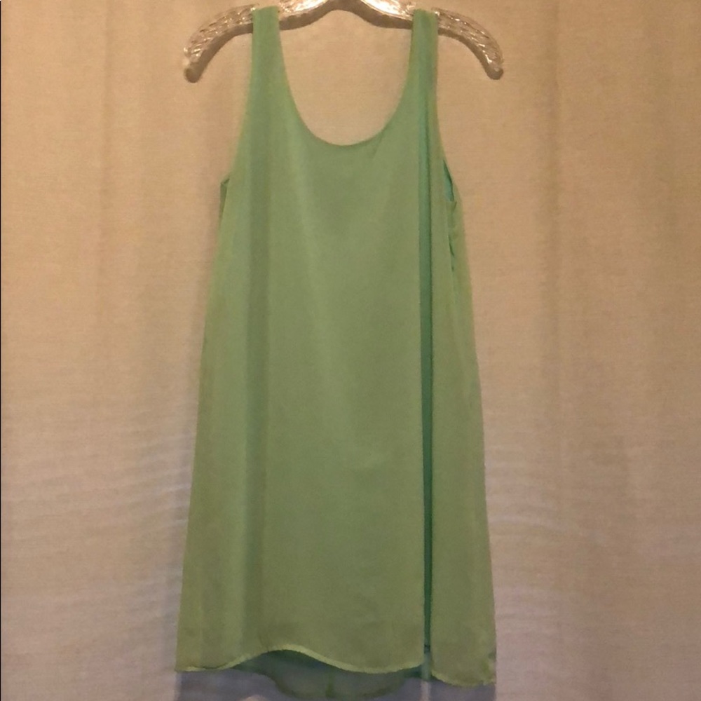 Blue-green dress